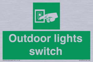 Outdoor lights switch